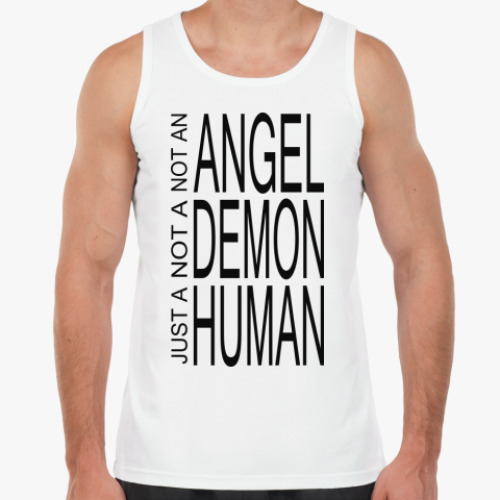 Майка с принтом  'Human'