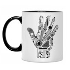 Кружка двухцветная