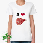 Женская футболка органик