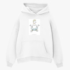 Толстовка худи оверсайз