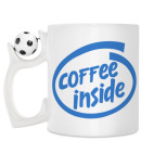 Кружка с футбольным мячиком