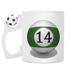 Кружка с футбольным мячиком