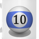 'Бильярдный шар 10'