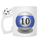 Кружка с футбольным мячиком