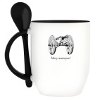 Кружка с ложкой