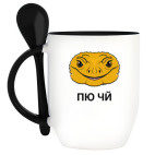 Кружка с ложкой