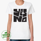Женская футболка органик