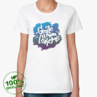 Женская футболка органик