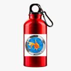 Металлическая бутылка 400 мл UV-DTF