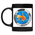 Кружка цветная UV-DTF