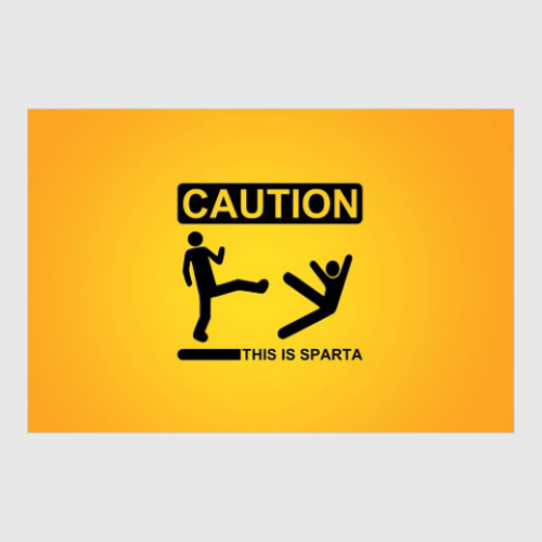 Постер с принтом это Спарта