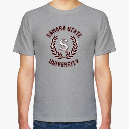 Футболка с принтом СамГУ - Самарский Государственный Университет	