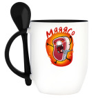 Кружка с ложкой