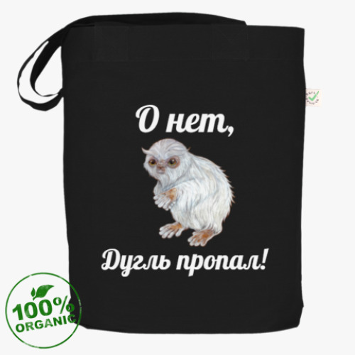 Сумка шоппер с принтом Дугль