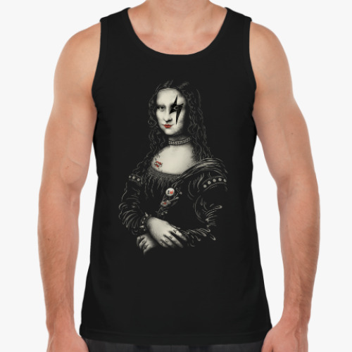 Майка с принтом Мона Лиза