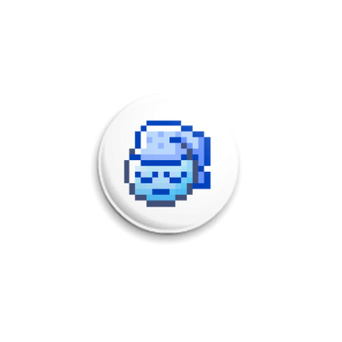 Значок 25мм с принтом  ICQ Статус #18