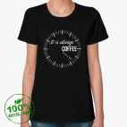 Женская футболка органик