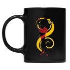 Кружка цветная UV-DTF