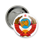 Значок 58 мм Герб СССР