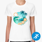 Женская спортивная футболка