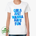 Женская футболка органик