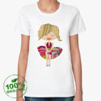 Женская футболка органик