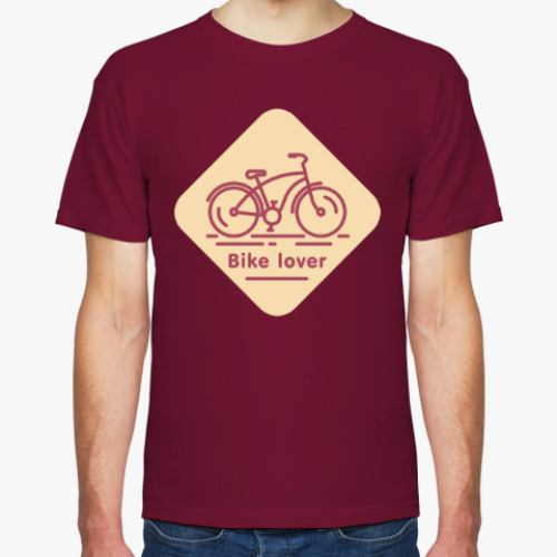 Футболка с принтом Bike Lover