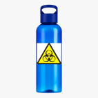 Прозрачная спортивная бутылка