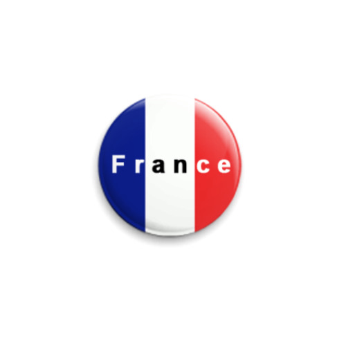 Значок 25мм с принтом Франция