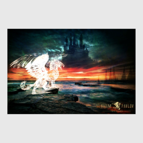 Постер с принтом Грифон