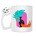 Кружка с футбольным мячиком