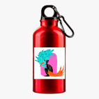 Металлическая бутылка 400 мл UV-DTF