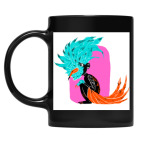 Кружка цветная UV-DTF