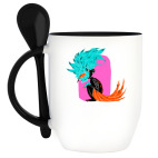 Кружка с ложкой