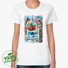 Женская футболка органик