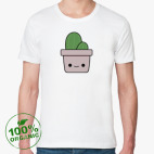 Мужская футболка органик