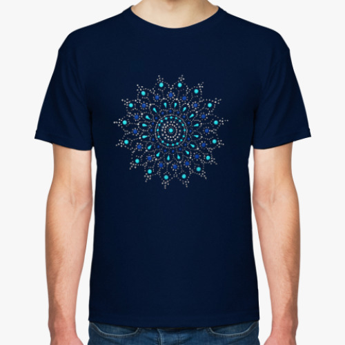 Футболка с принтом Мандала