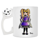 Кружка с футбольным мячиком