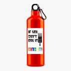 Металлическая бутылка 700 мл UV-DTF