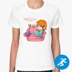 Женская спортивная футболка