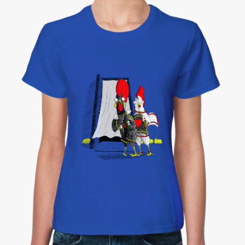 Женская футболка с принтом Португальский петух Барселуш