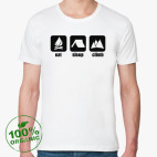 Мужская футболка органик