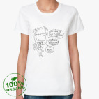 Женская футболка органик