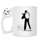 Кружка с футбольным мячиком