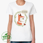 Женская футболка органик