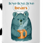 Медведь с кружкой