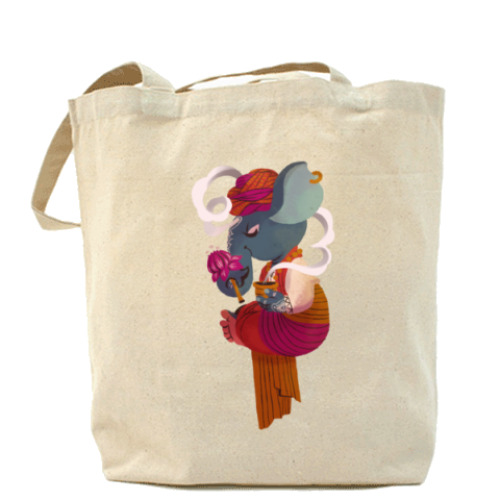 Сумка шоппер с принтом Ганеша