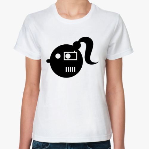 Классическая футболка с принтом Lomogirl