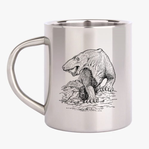 Кружка металлическая с принтом Иностранцевия