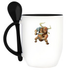 Кружка с ложкой